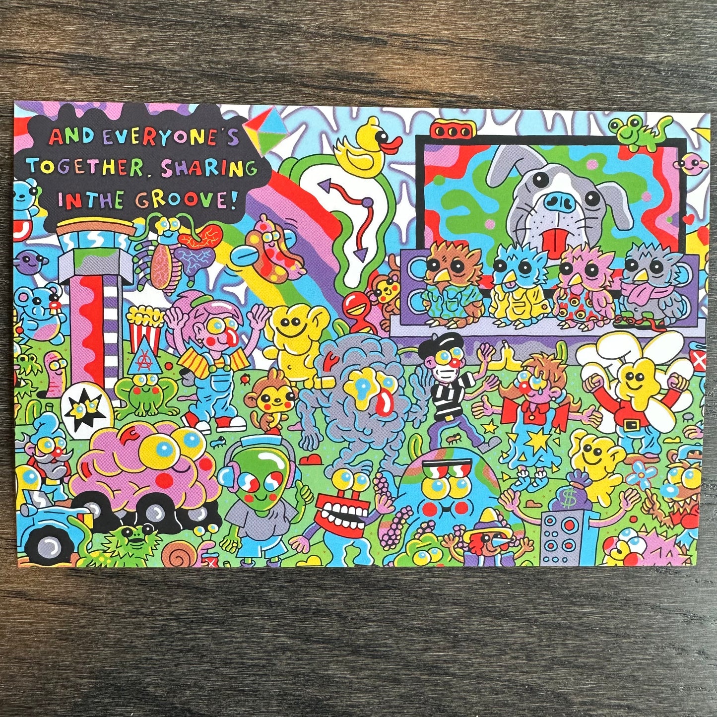 Sharing In the Groove Postcards